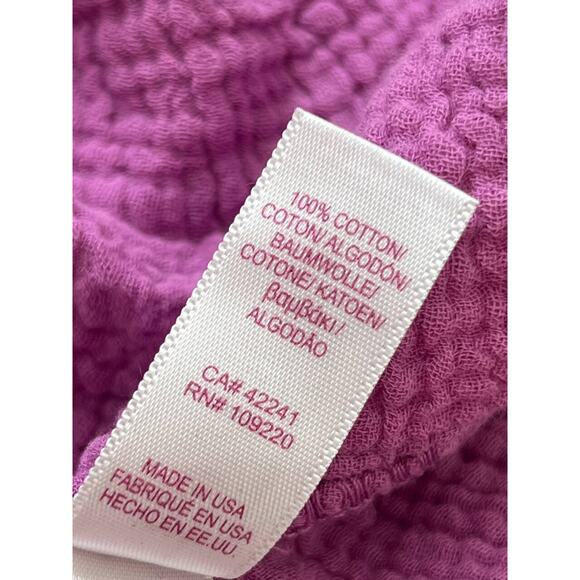 Velvet by Graham & Spencer Breanna Flutter Sleeve Top Lilac Gauze M A000841 - Picture 6 of 8